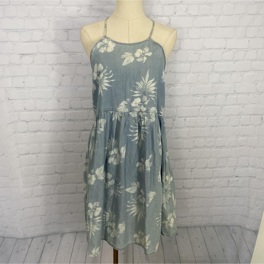 Floral Blue Kids Dress